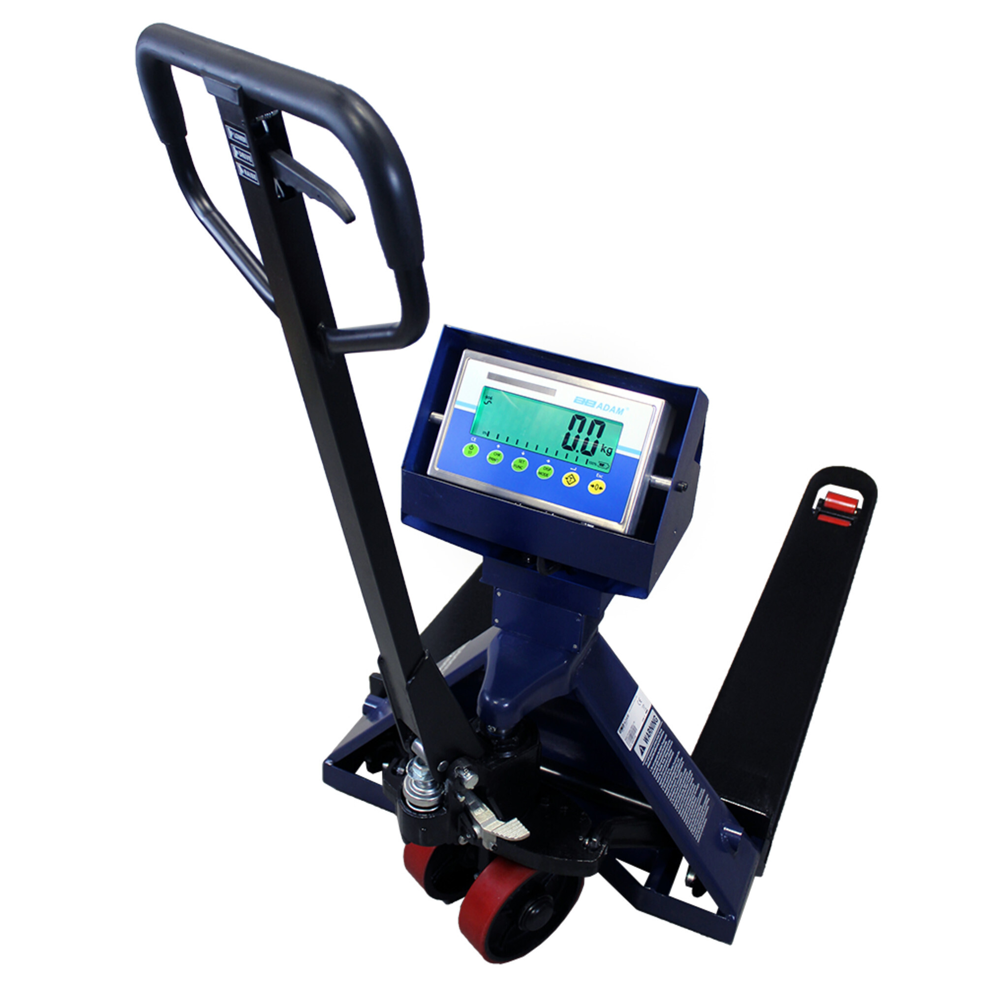 Adam Equipment, PTSplus Pallet Truck Scale 5000lb x 1lb, Capacity 5000 lb, Platform Length 47.2 in, Platform Width 6.3 in, Model# PTSPLUS 5000A